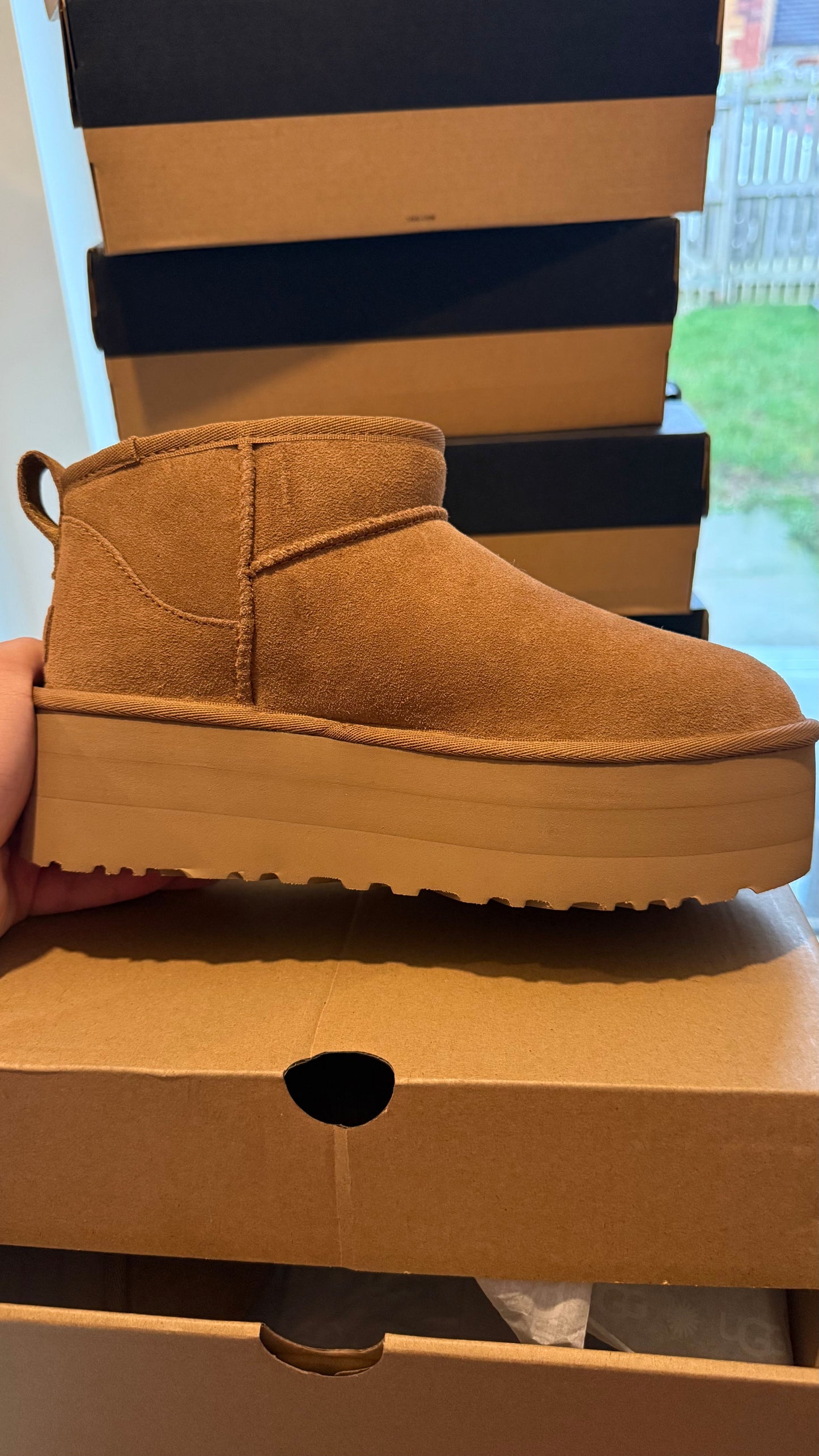 UGG Ultra Mini Platforms Tan