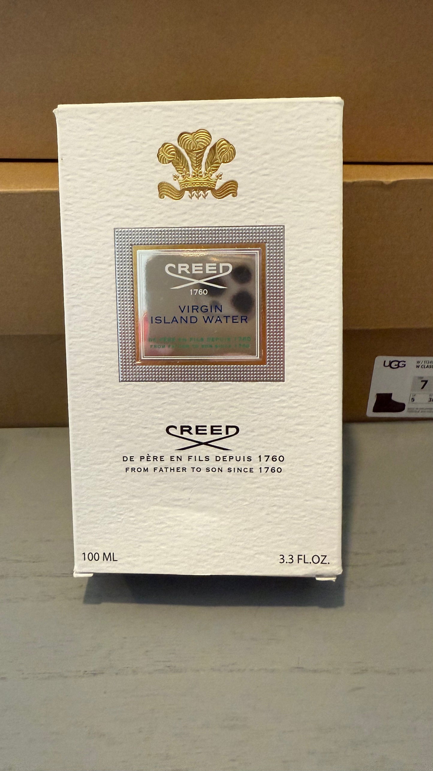 Creed Virgin Island Water