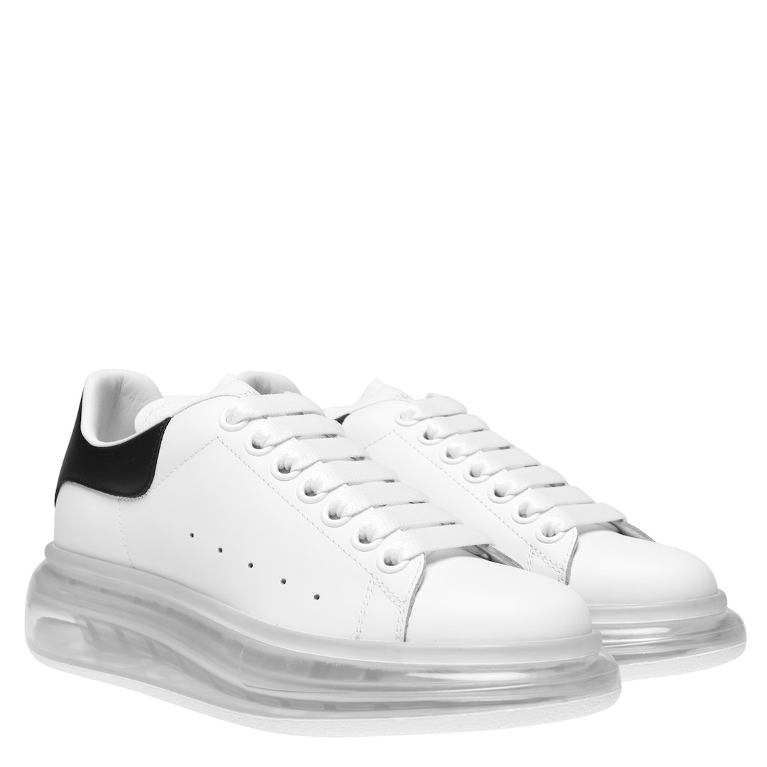 Alexander McQueen Oversized Clear Sneaker - White/Black