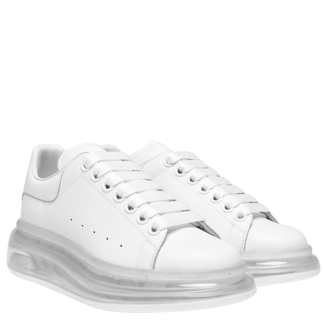 Alexander McQueen Oversized Clear Sneaker - White