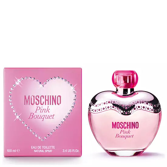 Moschino Pink Bouquet Eau de Toilette Spray 100ml (Tester Box)